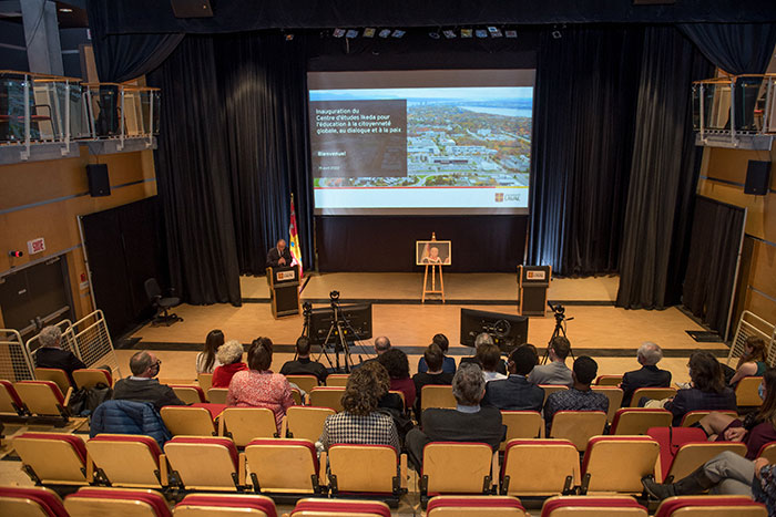Inauguración del Centro de Estudios Ikeda de Educación para el Diálogo, la Paz y la Ciudadanía Global en la Université Laval