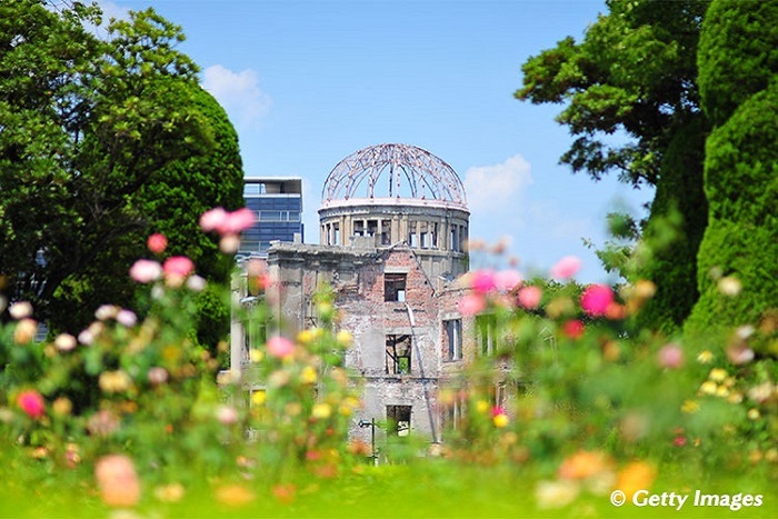 El Monumento a la Paz de Hiroshima es la única estructura que queda en pie en la zona donde explotó la primera bomba atómica el 6 de agosto de 1945.