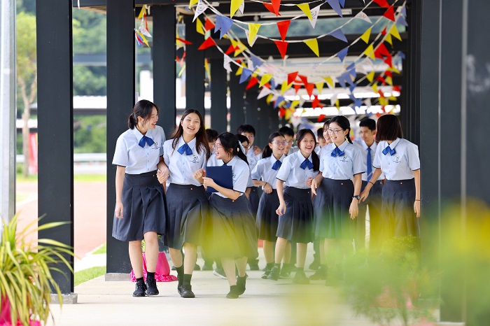 馬來西亞創價國際學校的新生們。